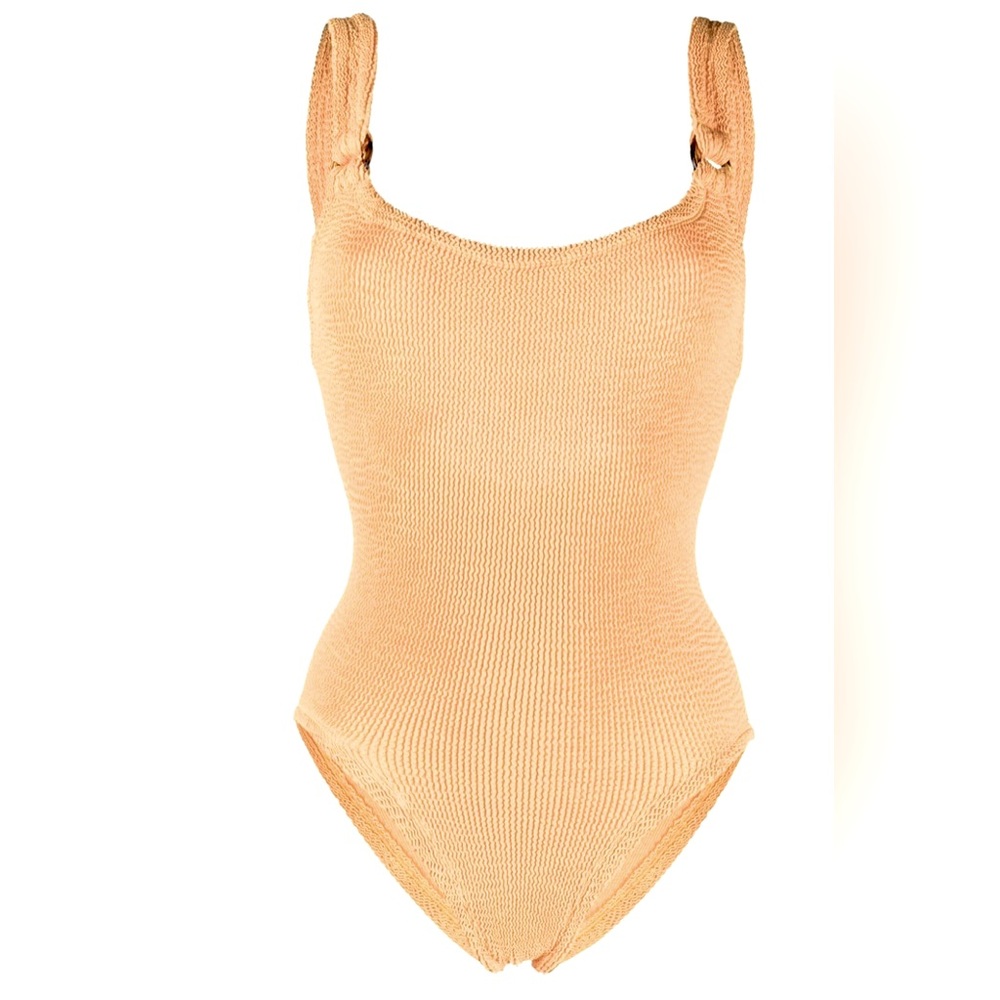 Hunza g domino yellow one piece